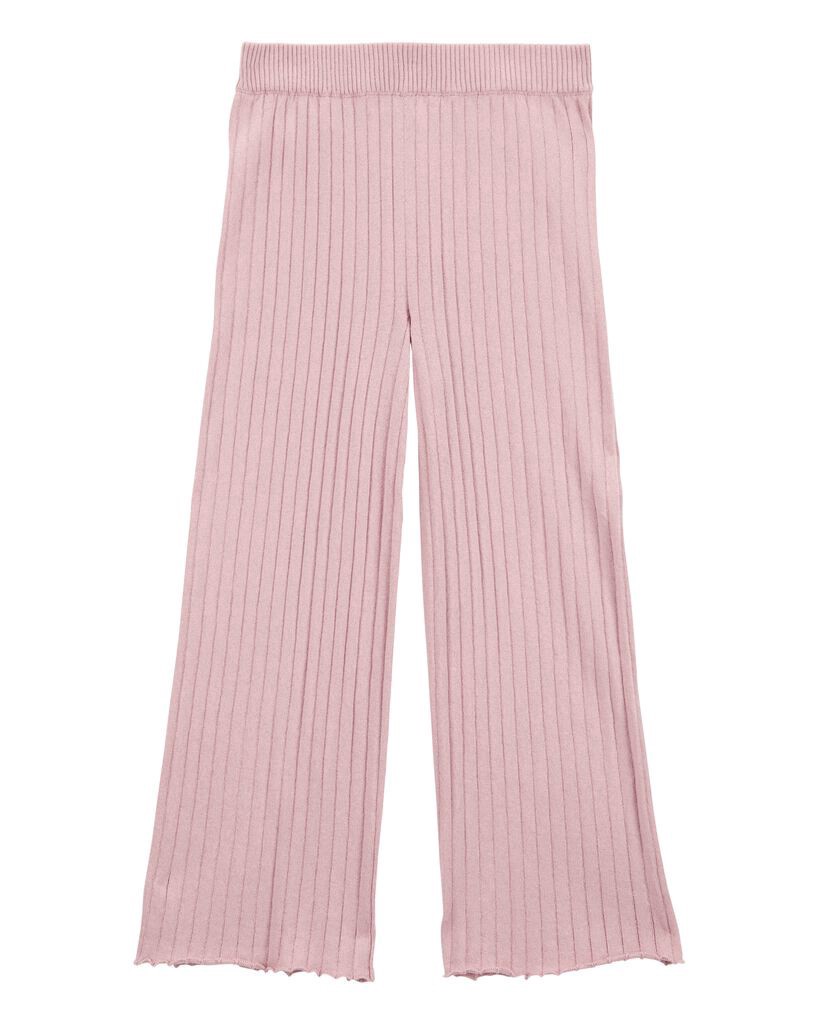 slide 3 of 3, Carter's Kid Sweater Knit Pull-On Flare Pants Pink 10, 1 ct