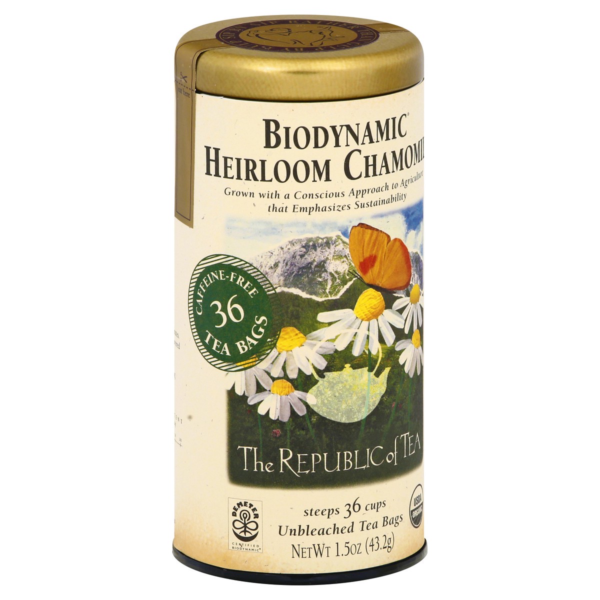 slide 2 of 9, The Republic of Tea Bio Heir Chamomile, 36 ct