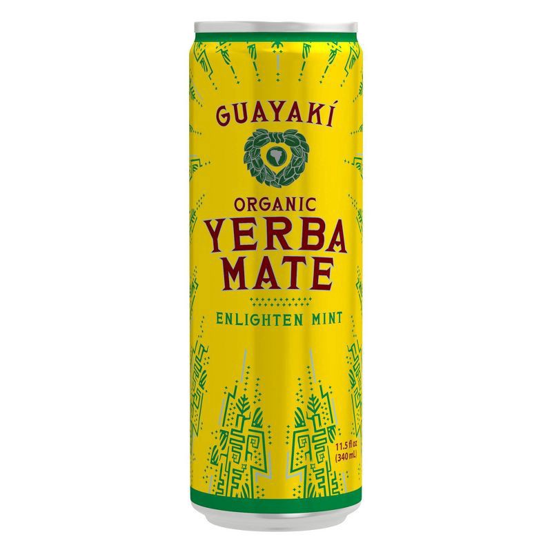 slide 1 of 6, Guayaki Yerba Mate Enlighten Mint- 11.5 fl oz, 11.5 oz