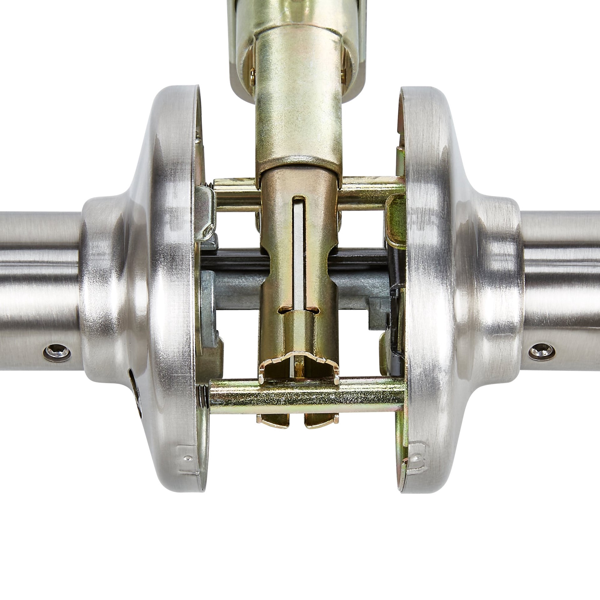 slide 2 of 6, Kwikset Balboa Satin Nickel Interior or Bed/Bath Privacy Door Handle, 1 ct