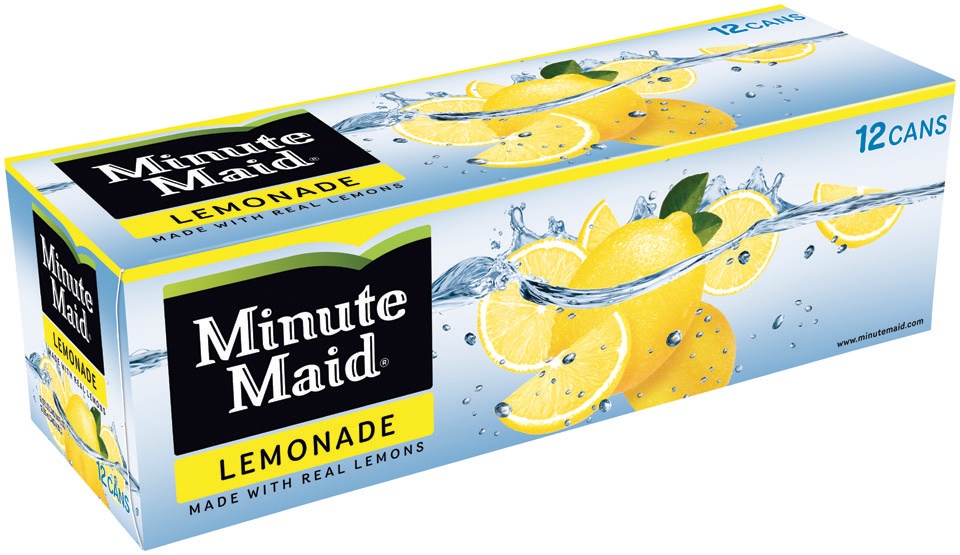 slide 2 of 7, Minute Maid Lemonade, 12 ct; 12 fl oz