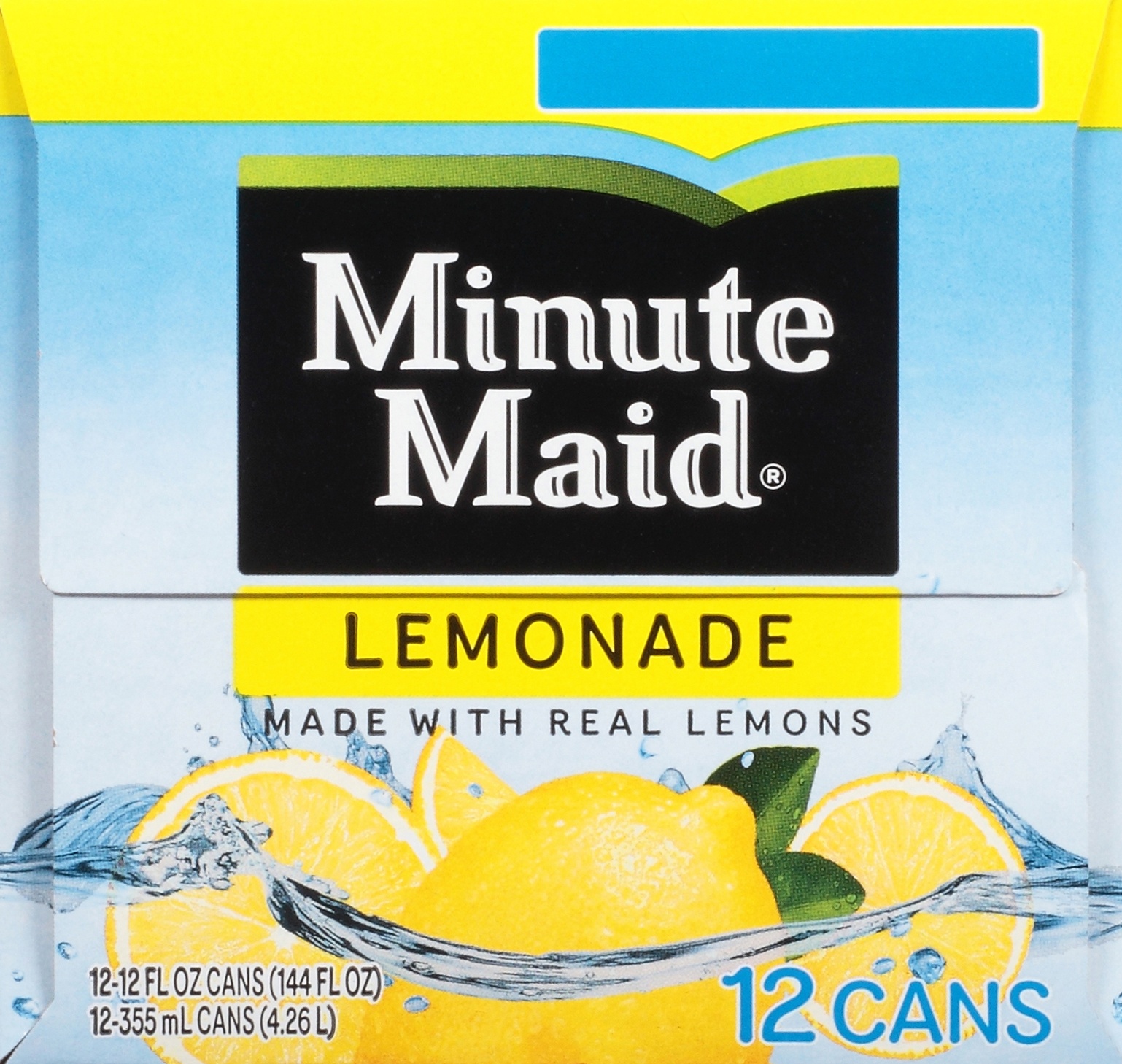 slide 3 of 7, Minute Maid Lemonade, 12 ct; 12 fl oz