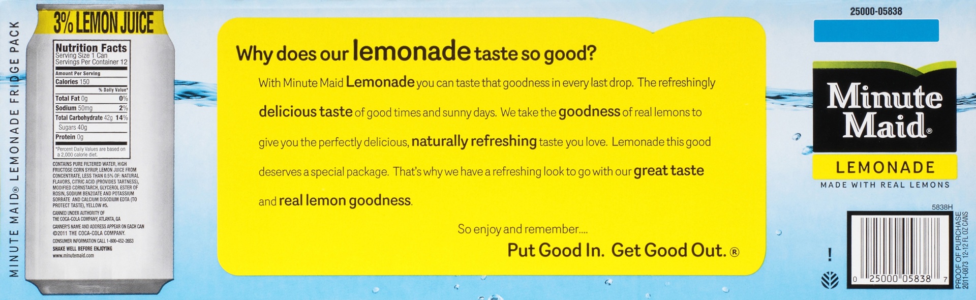 slide 5 of 7, Minute Maid Lemonade, 12 ct; 12 fl oz