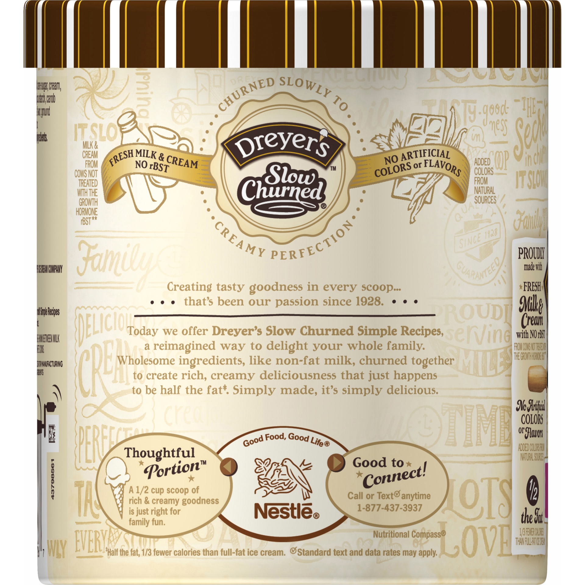 slide 4 of 6, Edy'S/Dreyer'S Slow Churned French Vanilla Light Ice Cream, 1.5 Qt, 1.5 qt