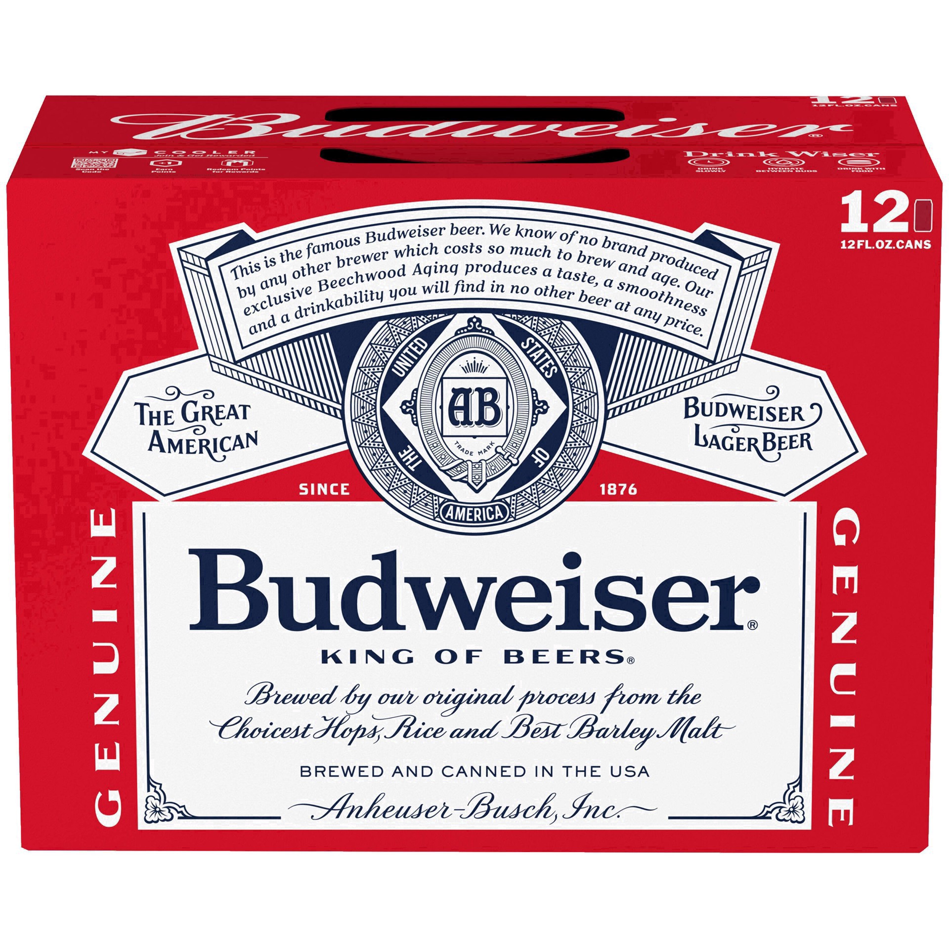 slide 113 of 133, Budweiser Beer, 12 ct; 12 oz