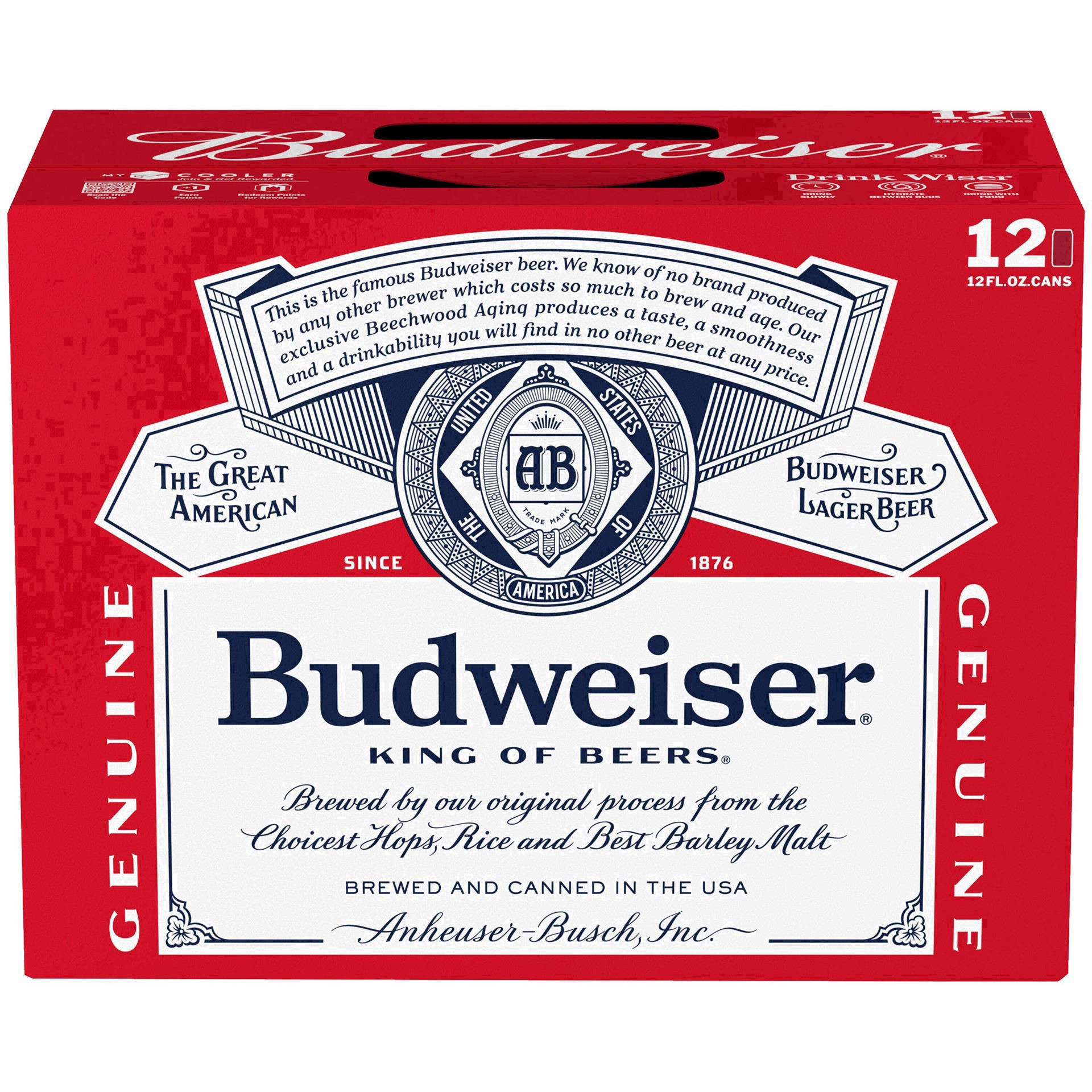 slide 90 of 133, Budweiser Beer, 12 ct; 12 oz