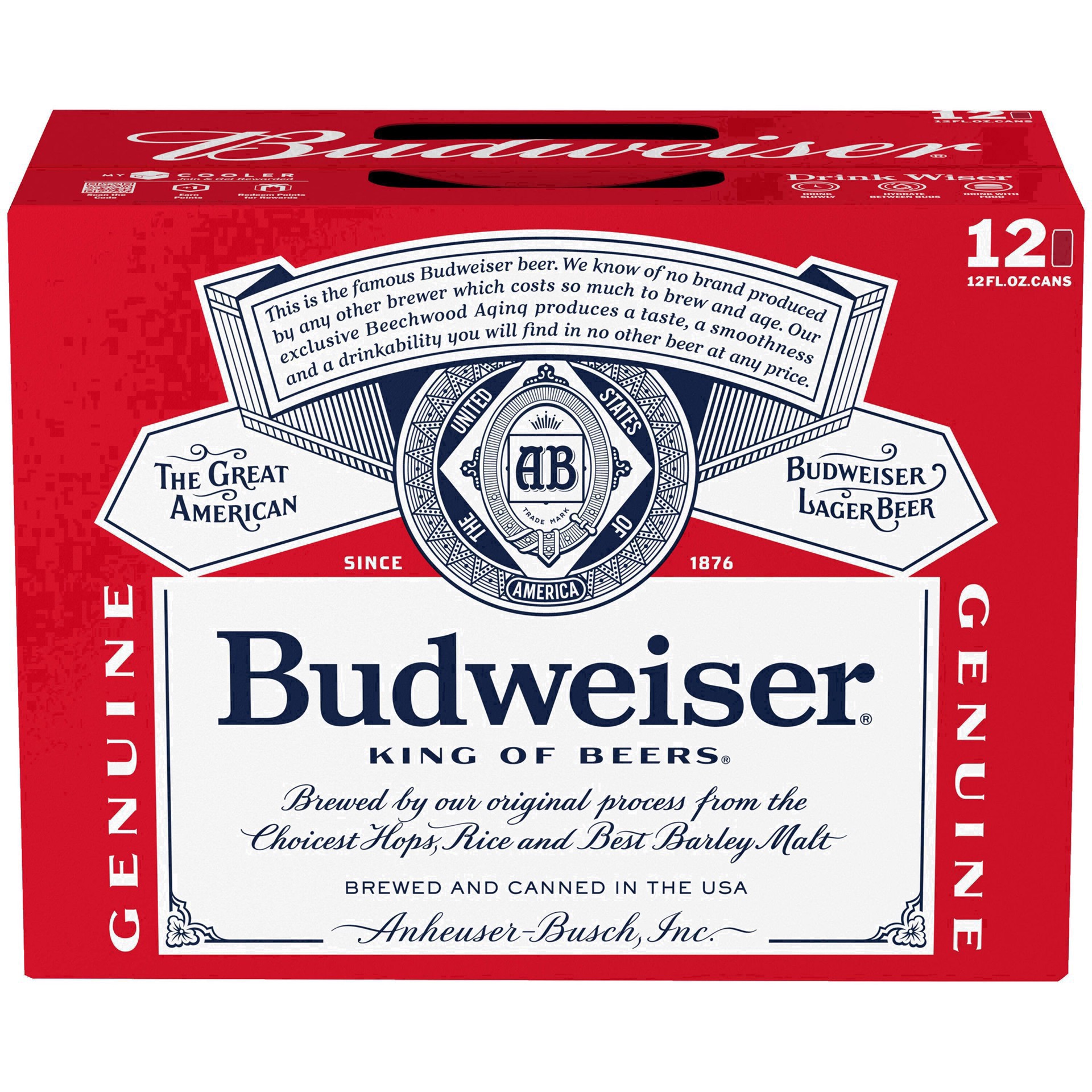 slide 48 of 133, Budweiser Beer, 12 ct; 12 oz