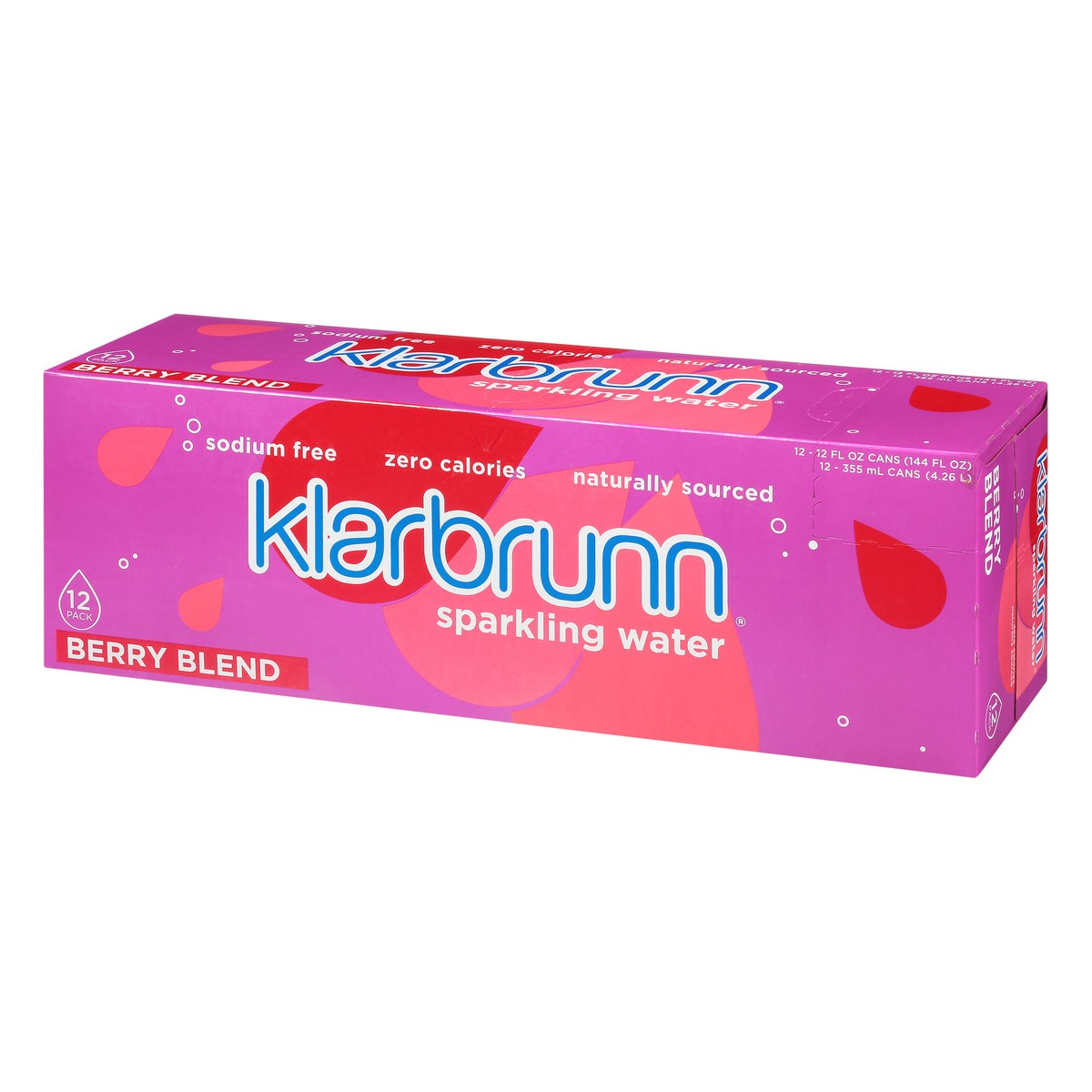 slide 11 of 13, Klarbrunn Berry Blend Sparkling Water - 12 fl oz, 12 fl oz