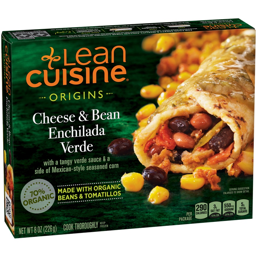 slide 2 of 8, Lean Cuisine Marketplace Bean and Cheese Enchilada Verde, 8 oz