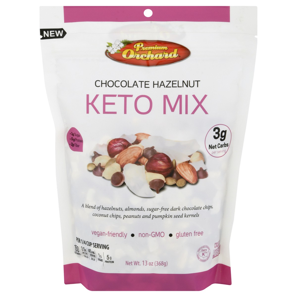 slide 11 of 11, Premium Orchard Keto Mix Chocolate Hazelnut - 13 OZ, 13 oz