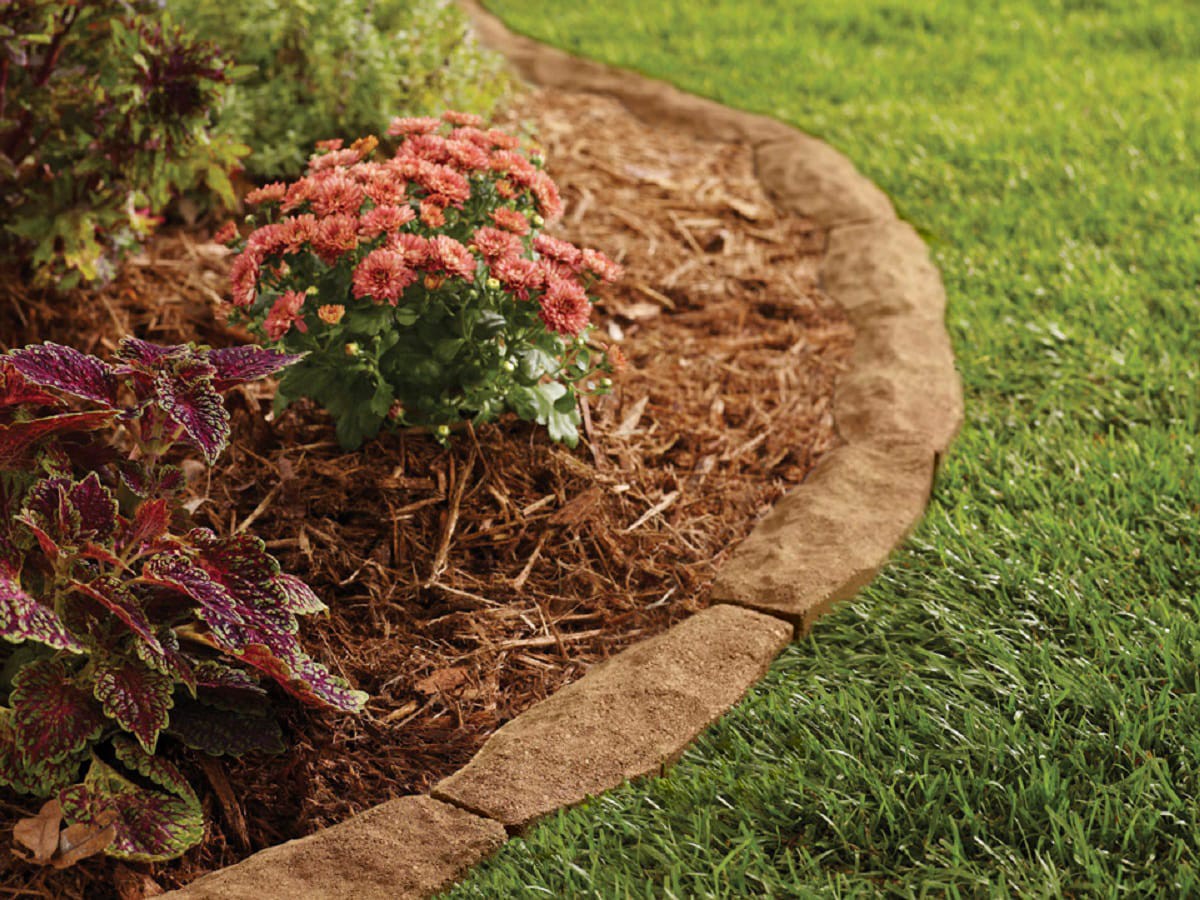 slide 3 of 4, Chiseledge 10.0-in L x 4.0-in W x 3.0-in H Allegheny Concrete Straight edging stone, 1 ct