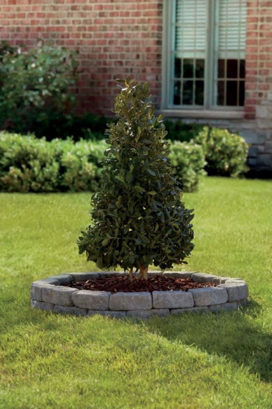 slide 3 of 5, 3.0-in H x 8.2-in L x 4.0-in D Tranquil Concrete Retaining wall block, 1 ct