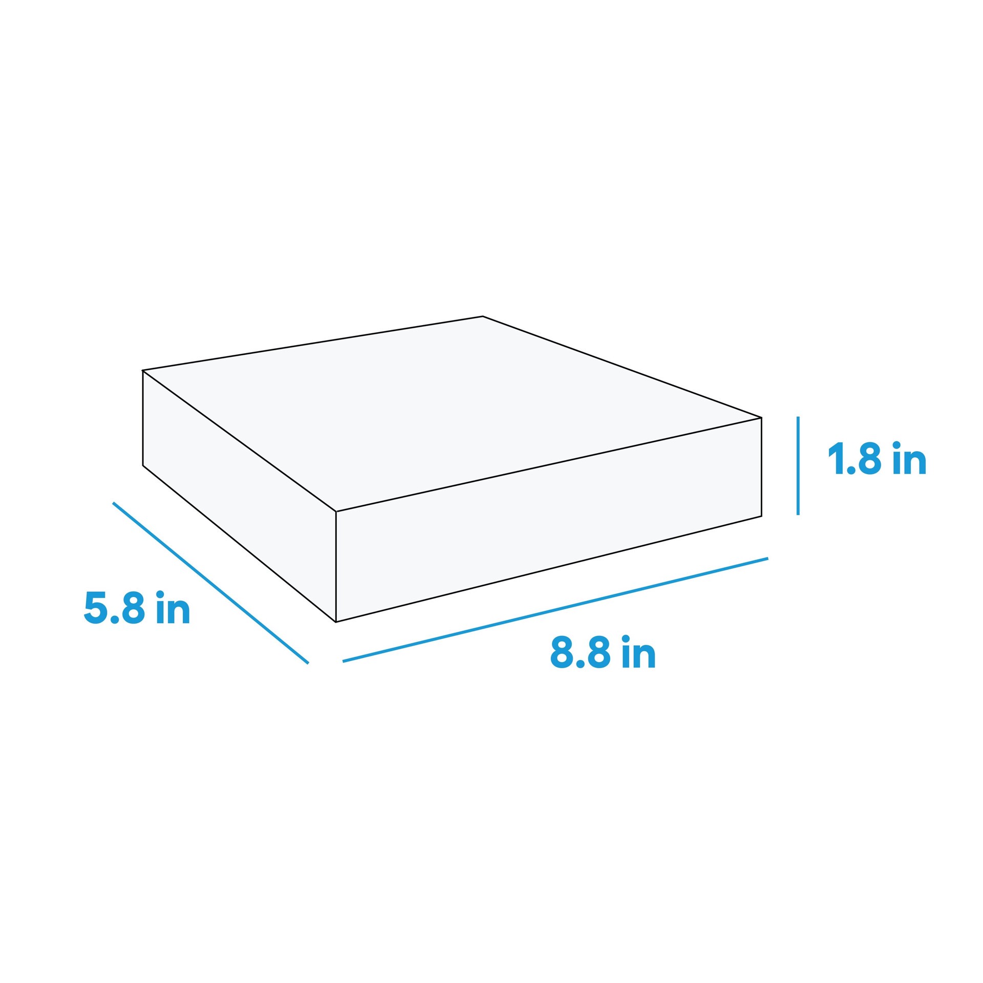 slide 2 of 6, 9.0-in L x 6.0-in W x 2.0-in H Rectangle Duncan Concrete Patio stone, 1 ct