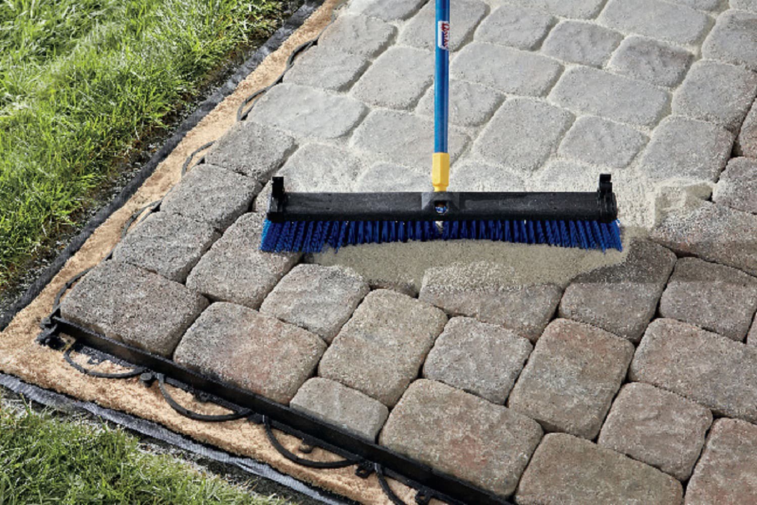 slide 5 of 6, 9.0-in L x 6.0-in W x 2.0-in H Rectangle Jaxon Concrete Patio stone, 1 ct