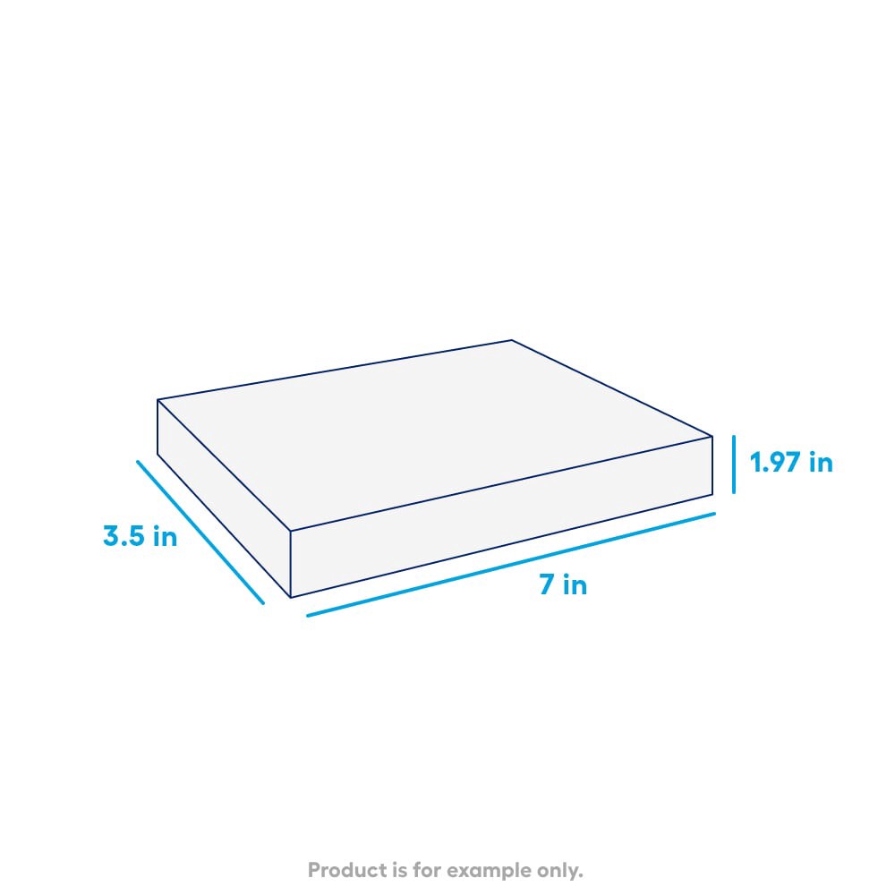 slide 2 of 6, 13.0-in L x 11.0-in W x 2.0-in H Rectangle Tranquil Concrete Patio stone, 1 ct