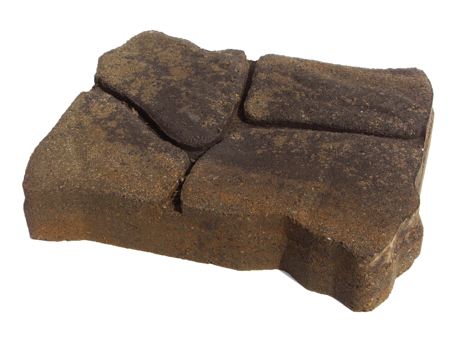 slide 1 of 6, 13.0-in L x 11.0-in W x 2.0-in H Rectangle Tranquil Concrete Patio stone, 1 ct
