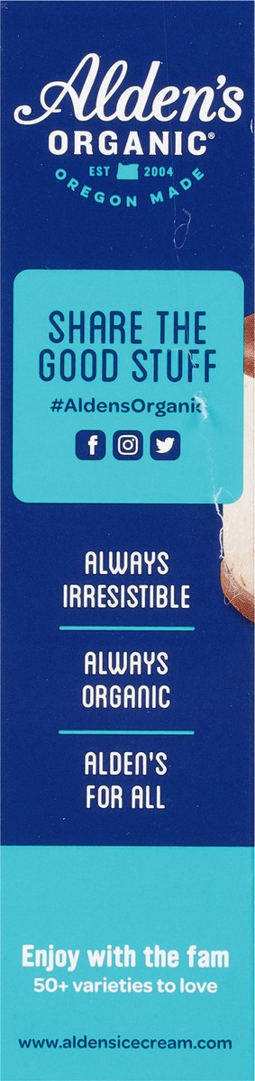 slide 6 of 11, Aldens Organic Organic Dairy Free Vanilla Bean Ice Cream Sammies, 14 fl oz