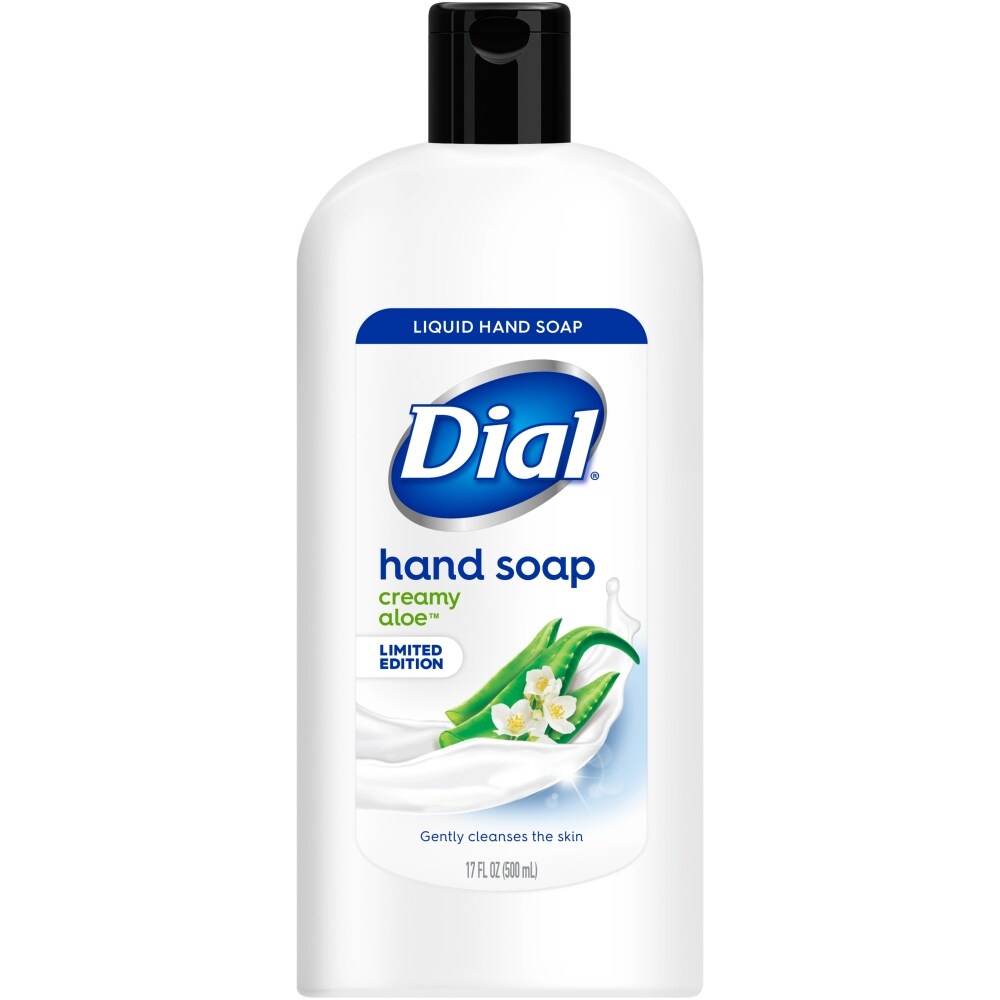 slide 1 of 1, Dial Creamy Aloe Liquid Hand Soap, 17 fl oz