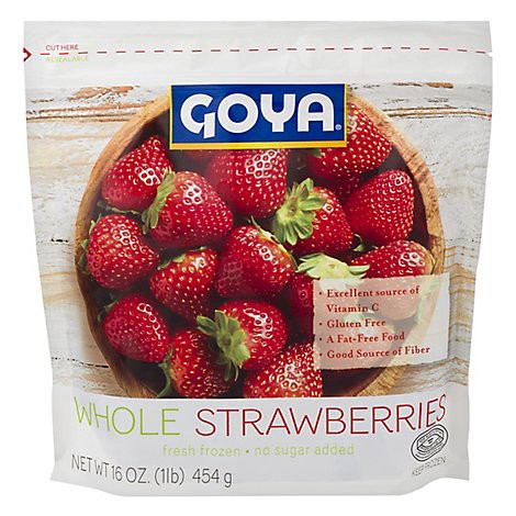 slide 1 of 1, Goya Strawberries Whole Pack - 16 Oz, 16 oz