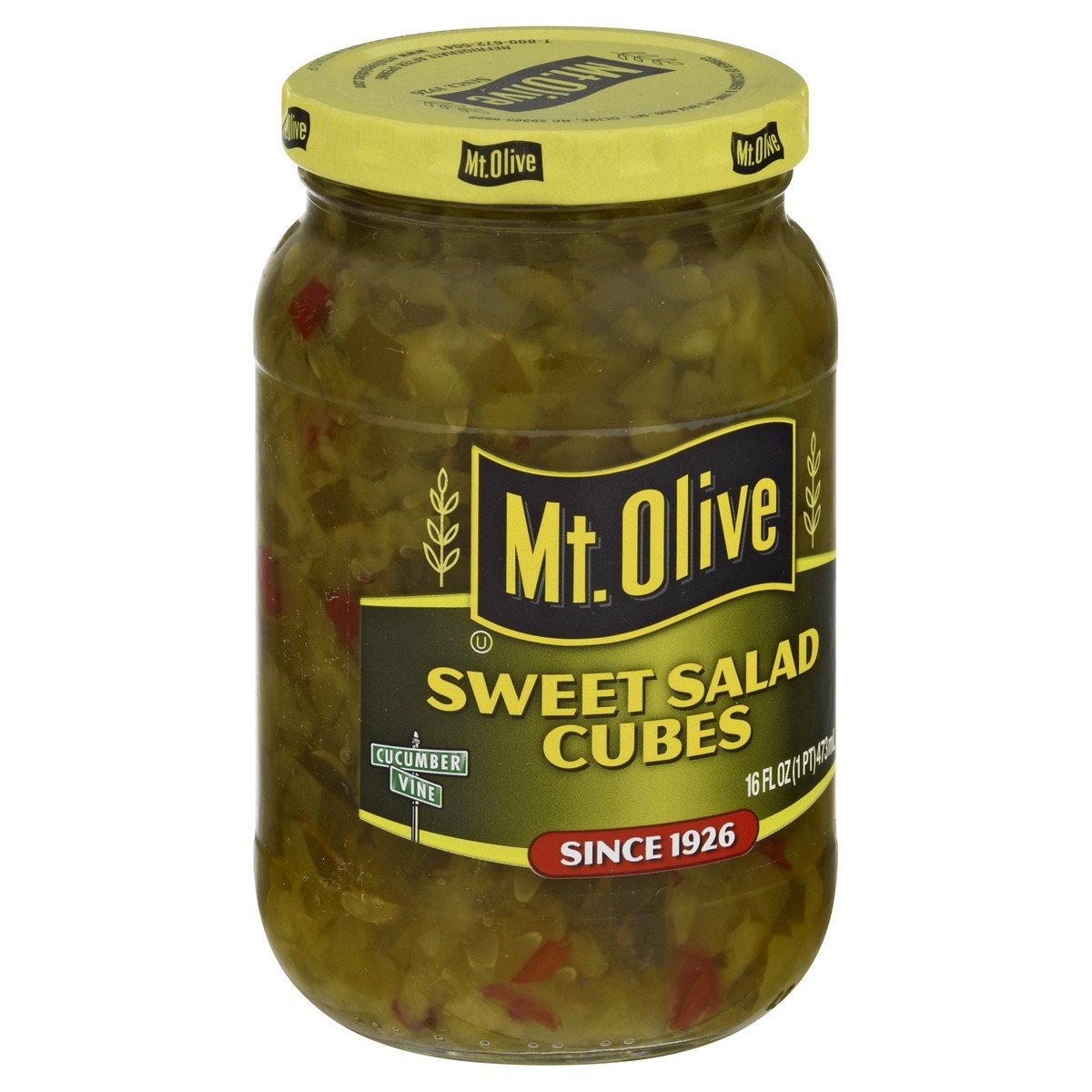 slide 5 of 9, Mt. Olive Sweet Salad Cubes 16 oz Jar, 16 oz