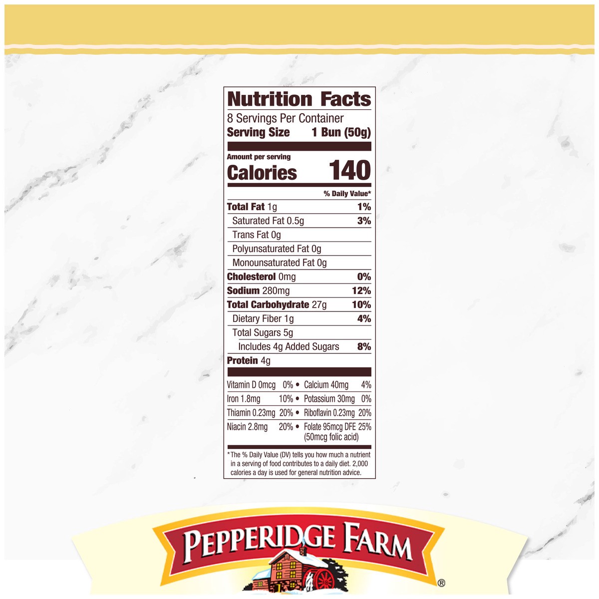 slide 4 of 12, Pepperidge Farm Butter Hot Dog Buns, Top Sliced, 8-Pack Bag, 8 ct; 14 oz