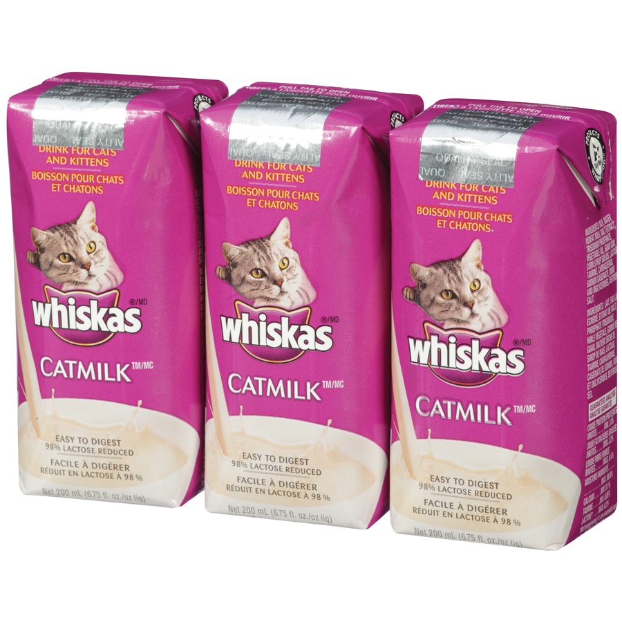 slide 3 of 3, Whiskas Cat Milk, 3 ct; 6.75 fl oz