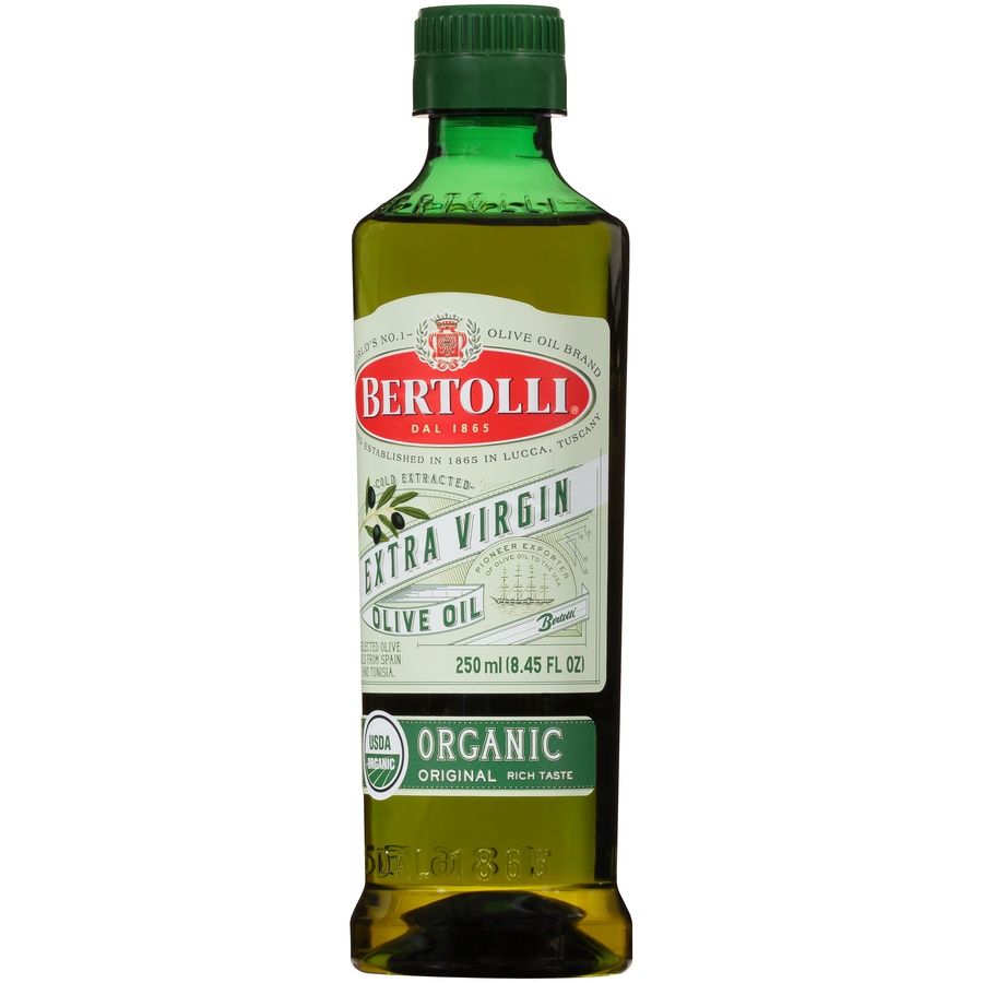 slide 3 of 8, Bertolli Extra Virgin Organic Olive Oil 8.45 fl oz, 