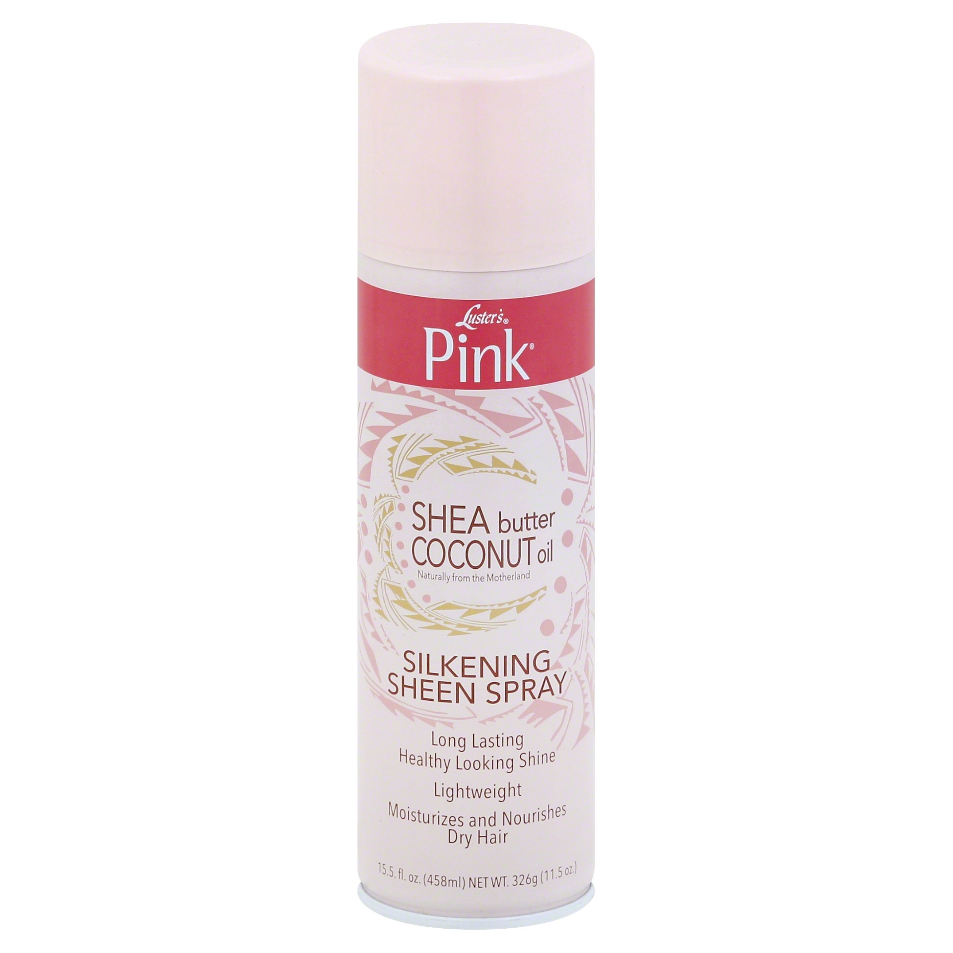 slide 1 of 2, Luster Pink Shea Butter Coconut OIl Silkening Sheen Spray, 15.5 fl oz