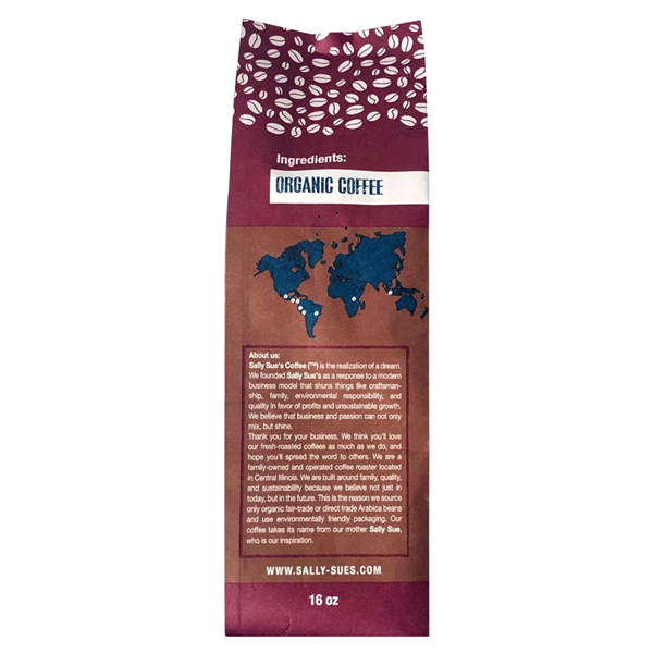 slide 5 of 5, Fair Trade organic Nicaraguan medium roast - 14 oz, 1 ct