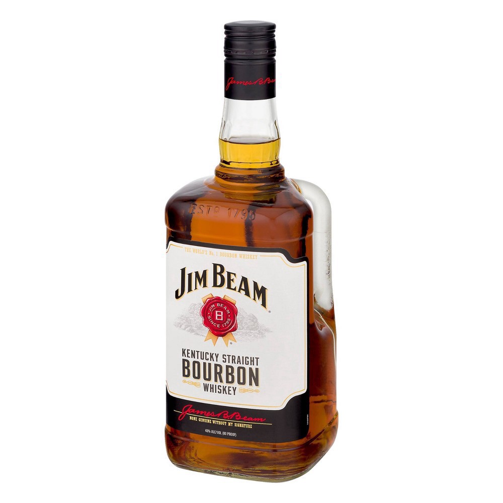 slide 4 of 7, Jim Beam Kentucky Straight Bourbon Whiskey 1.75 L, 1.75 liter