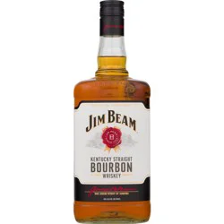 Jim Beam Kentucky Straight Bourbon Whiskey 1.75 L