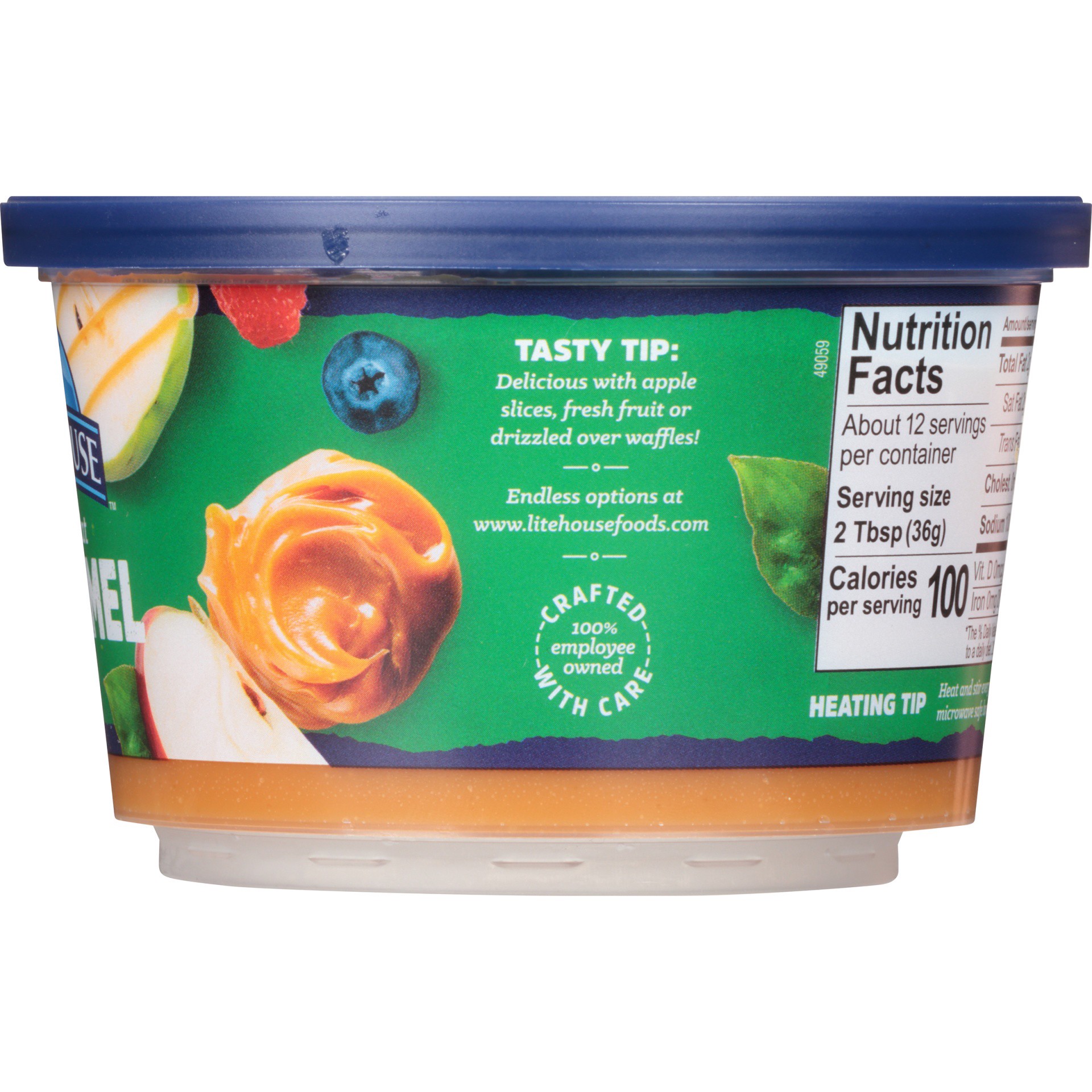 slide 4 of 6, Litehouse Low Fat Caramel Dip 16 oz. Tub, 16 oz