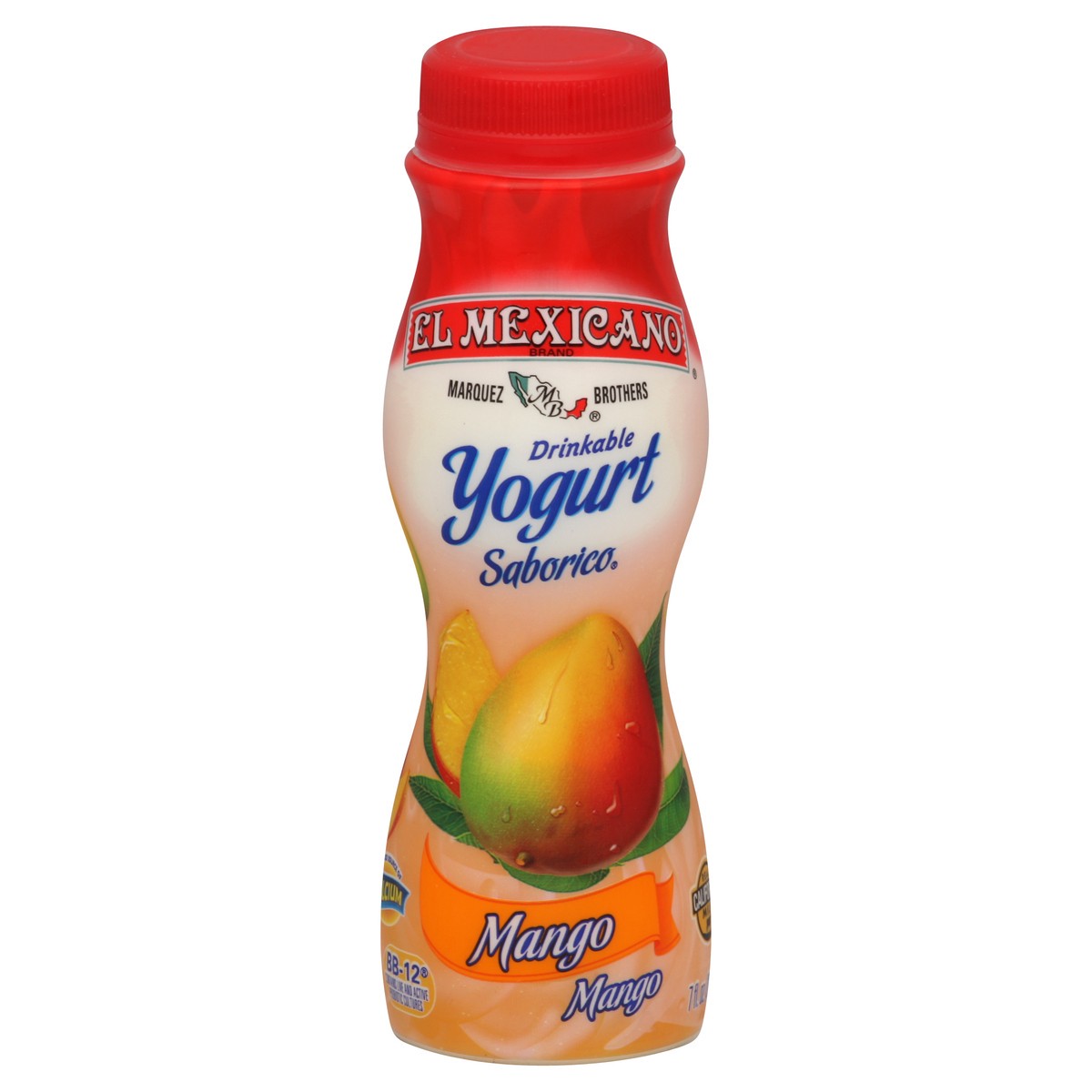 slide 3 of 5, El Mexicano Saborico Mango Yogurt Drink 7 fl oz, 7 fl oz