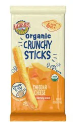 Earth's Best Ages 6M+ Organic Cheddar Cheese Crunchy Sticks Baby Food Snacks
