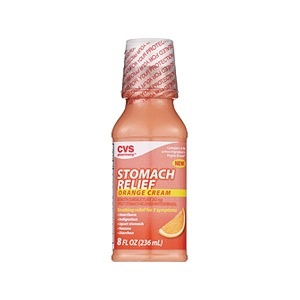 slide 1 of 1, CVS Pharmacy Cvs Health Stomach Relief, Orange Cream 8 Oz, 8 oz