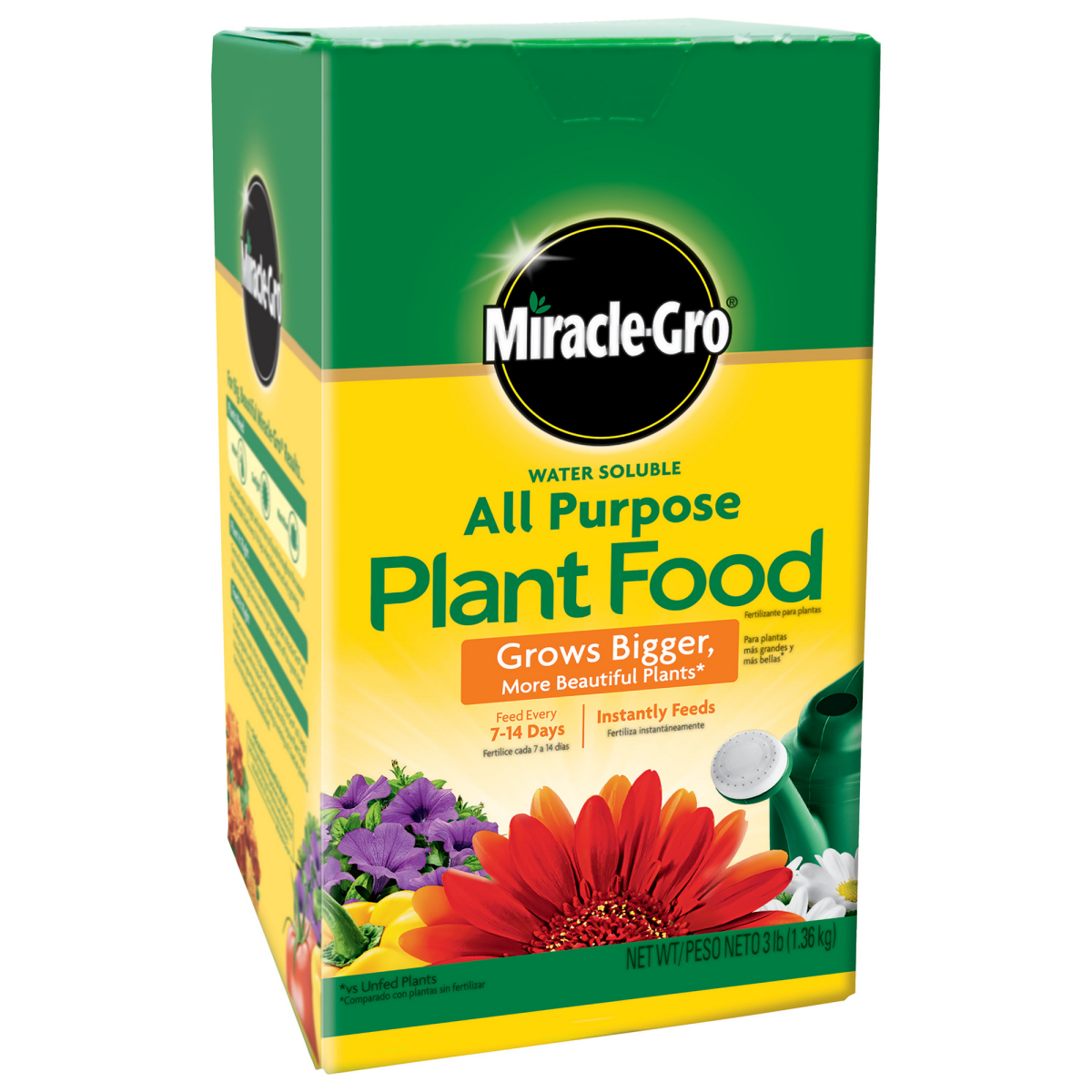 slide 1 of 9, Miracle-Gro Water Soluble All-Purpose Plant Food, 3 lb