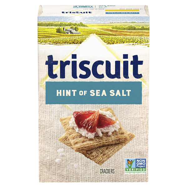 slide 1 of 1, Triscuit Crackers Hint Of Salt, 9.5 oz