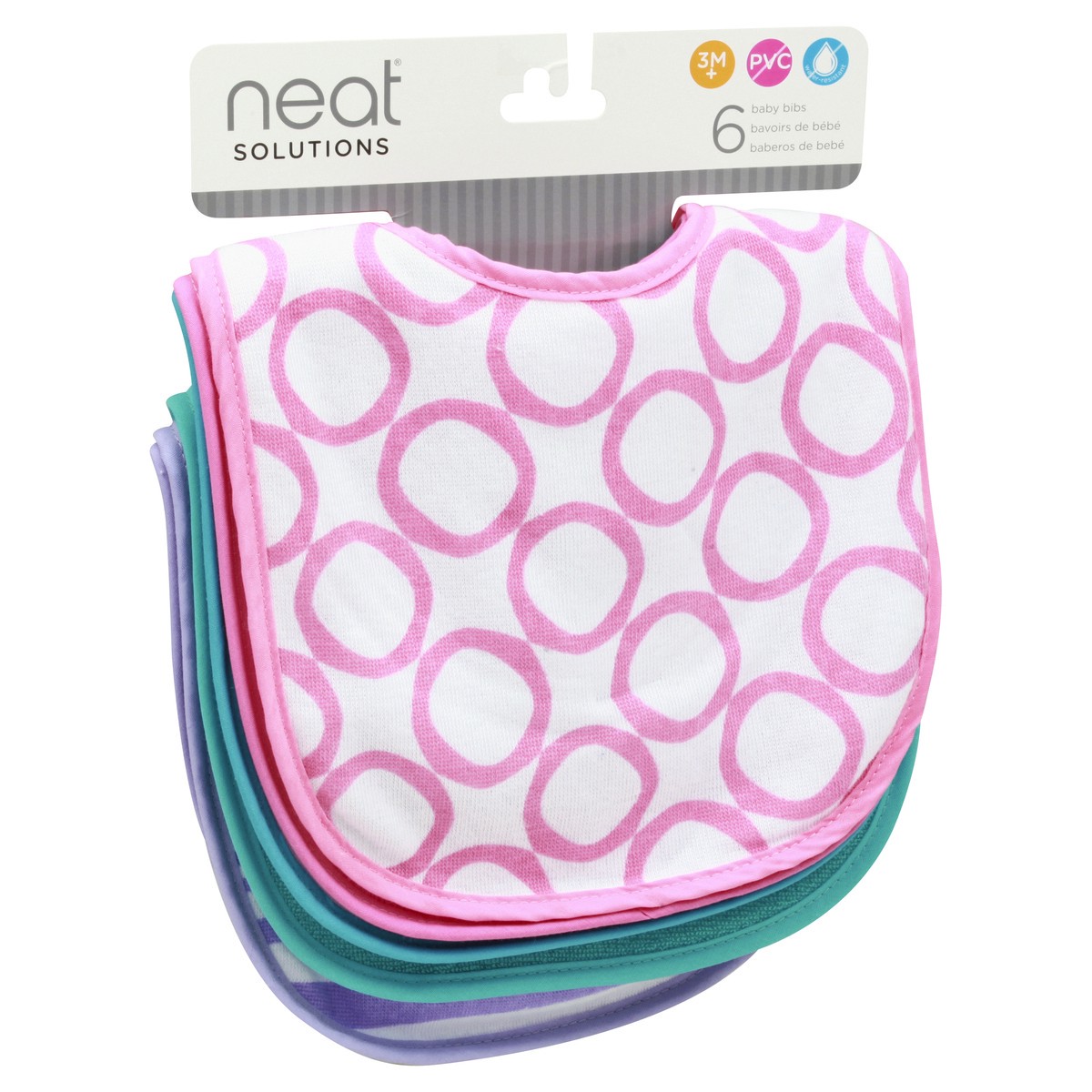 slide 6 of 11, Neat Solutions 3+ Months Baby Bibs 6 ea, 6 ct