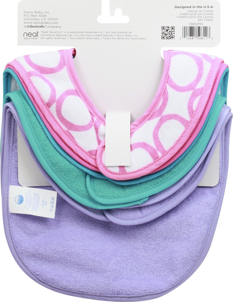 slide 8 of 11, Neat Solutions 3+ Months Baby Bibs 6 ea, 6 ct