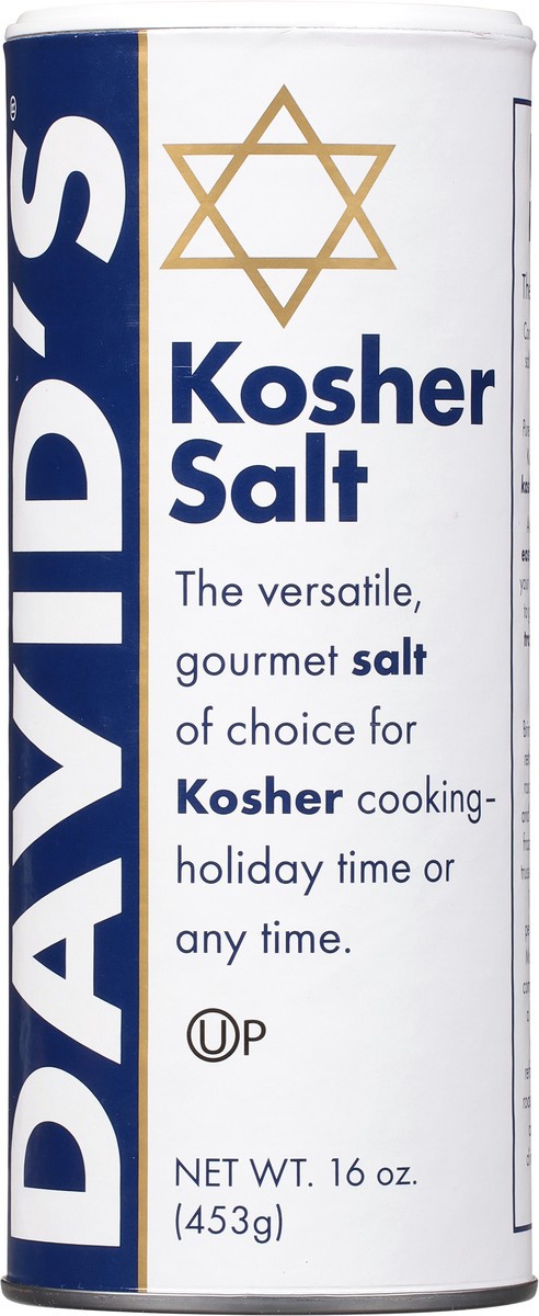 slide 7 of 9, David's Davids Salt Kosher 16 Oz, 16 oz