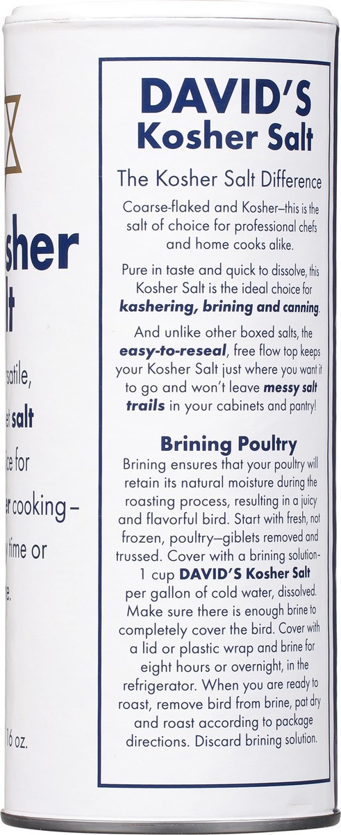 slide 8 of 9, David's Davids Salt Kosher 16 Oz, 16 oz