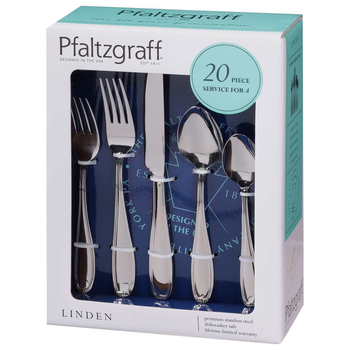 slide 7 of 9, Pfaltzgraff Linden Flatware set, 1 ct