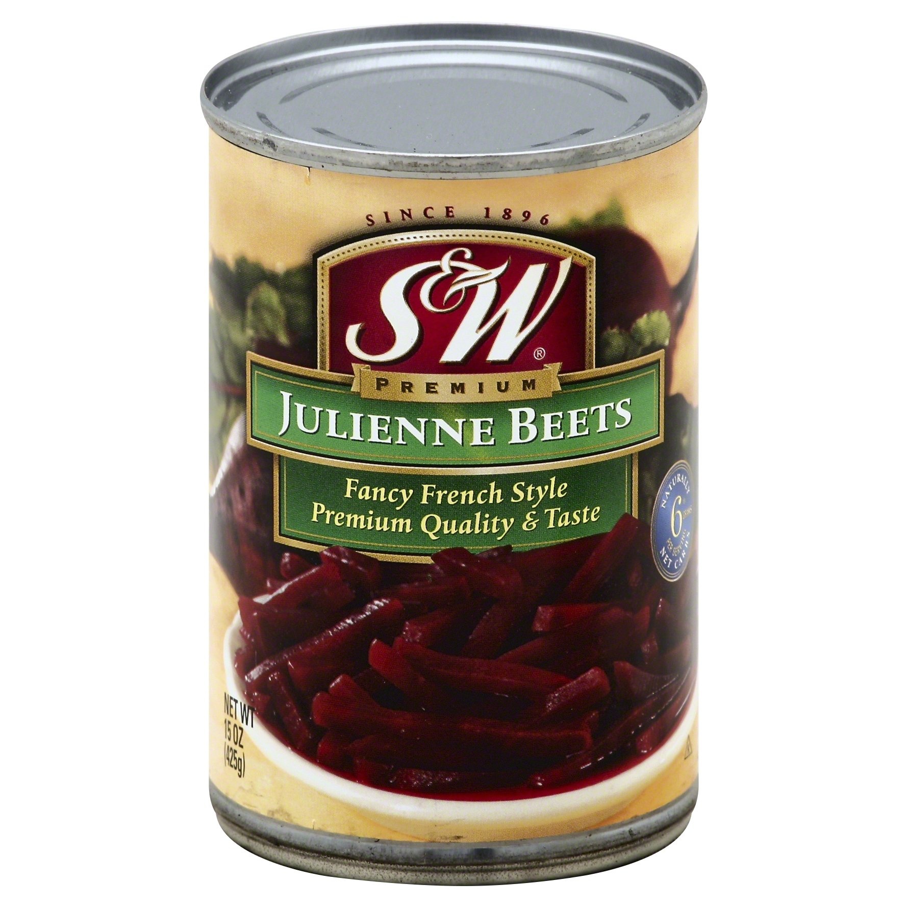 slide 1 of 3, S&W Premium Julienne Fancy French Style Beets, 15 oz