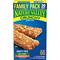 Nature Valley Granola Bars Peanut Butter & Oats'n Honey