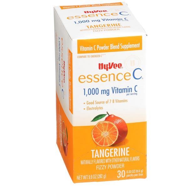 slide 1 of 1, Hy-Vee Essencec Tangerine, 30 ct