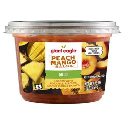 Giant Eagle Salsa, Peach Mango, Mild