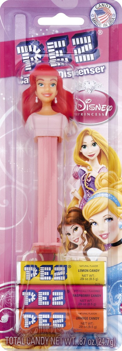 slide 1 of 3, PEZ Candy & Dispenser, Disney Princess, 1 ct