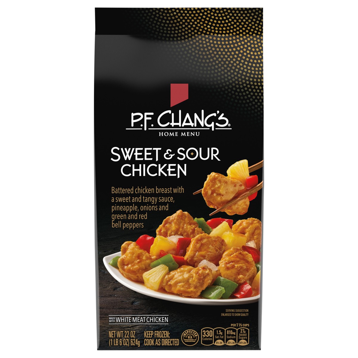 slide 1 of 8, P.F. Chang's Home Menu Sweet and Sour Chicken Skillet Meal, Frozen Meal, 22 oz., 22 oz