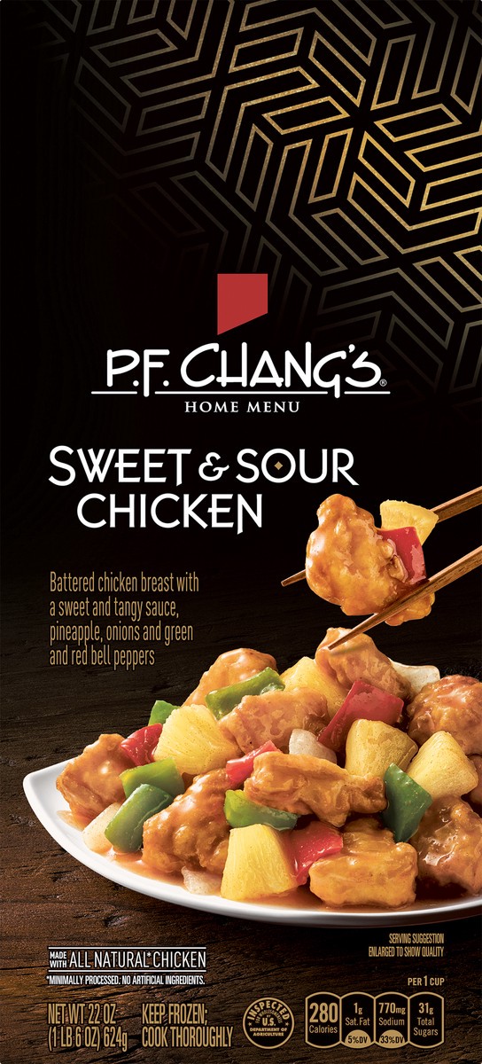 slide 7 of 8, P.F. Chang's Home Menu Sweet & Sour Chicken, 22 oz