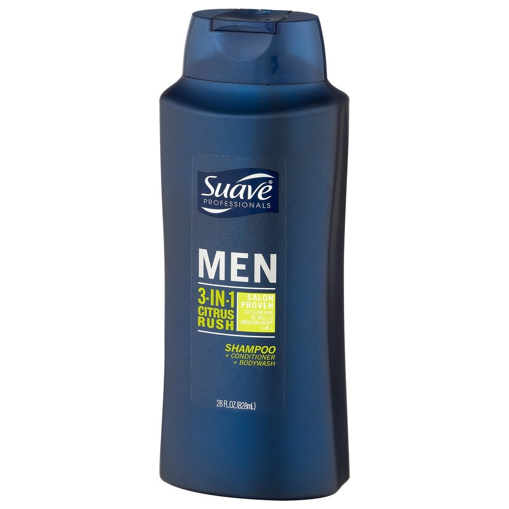 slide 5 of 6, Suave Men 3 in 1 Shampoo Conditioner And Body Wash Citrus Rush, 28 oz